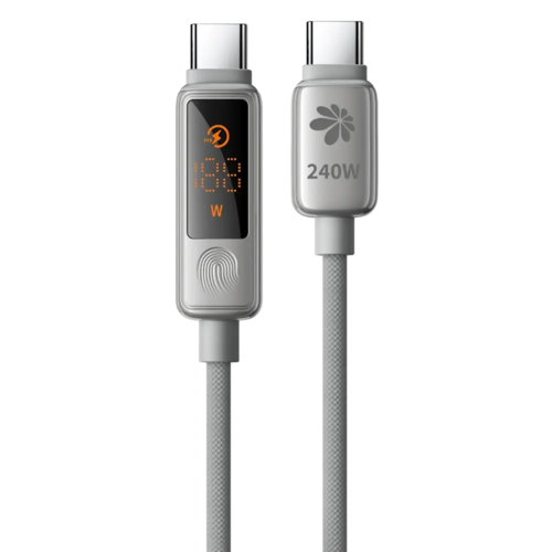 כבל טעינה Miracase MTCD240W עם מסך מגע – טעינה חכמה עם תצוגה בזמן אמת