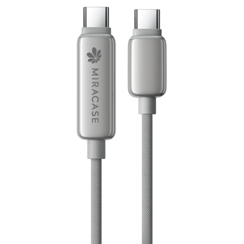 כבל טעינה Miracase MTCD240W עם מסך מגע – טעינה חכמה עם תצוגה בזמן אמת