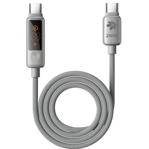 כבל טעינה Miracase MTCD240W עם מסך מגע – טעינה חכמה עם תצוגה בזמן אמת
