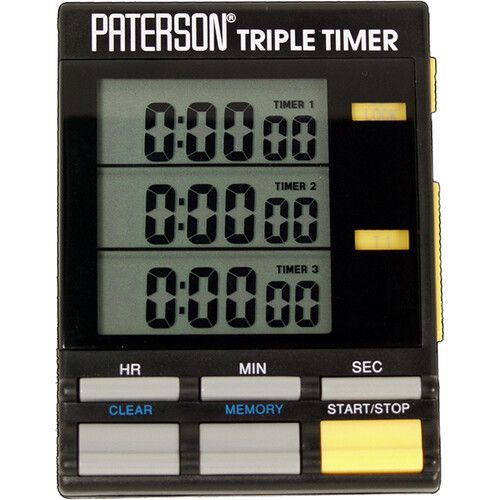 טיימר לחדר חושך Paterson Triple Darkroom Timer