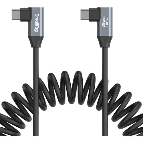 כבל מסולסל זוויתי SmallRig 100W USB-C