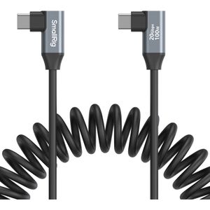 כבל מסולסל זוויתי SmallRig 100W USB-C