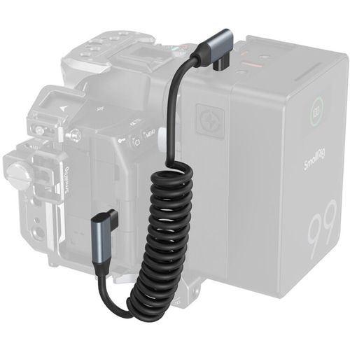 כבל מסולסל זוויתי SmallRig 100W USB-C