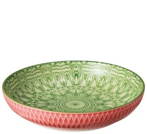 קערת פורצלן  מעוינים ורודים 21 ס"מ – AMICI