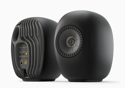 זוג רמקולים מוגברים Kef LS LUXE צבע Black Matte Finish 