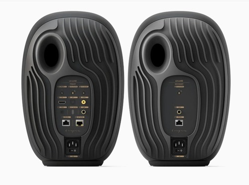 זוג רמקולים מוגברים Kef LS LUXE צבע Black Matte Finish 