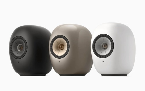 זוג רמקולים מוגברים Kef LS LUXE צבע Black Matte Finish 