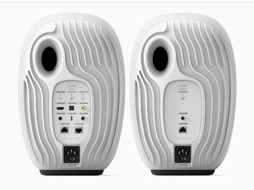 זוג רמקולים מוגברים Kef LS LUXE צבע White Satin Finish 