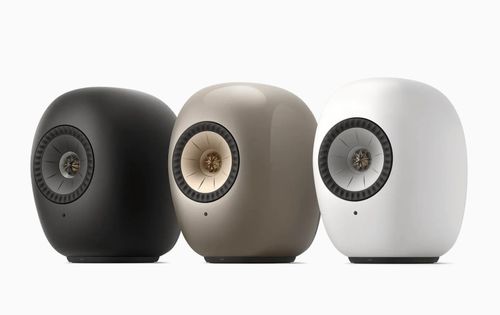 זוג רמקולים מוגברים Kef LS LUXE צבע White Satin Finish 