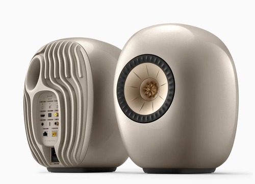 זוג רמקולים מוגברים Kef LS LUXE צבע Titanium Gloss Finish 