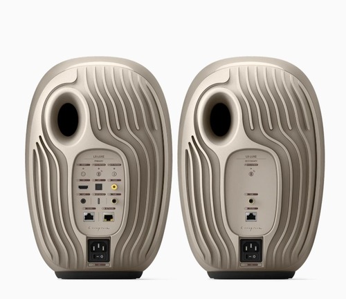 זוג רמקולים מוגברים Kef LS LUXE צבע Titanium Gloss Finish 