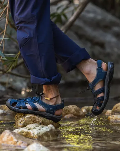 סנדלי גברים Cedrus כחול מבית Outdoor Revolution