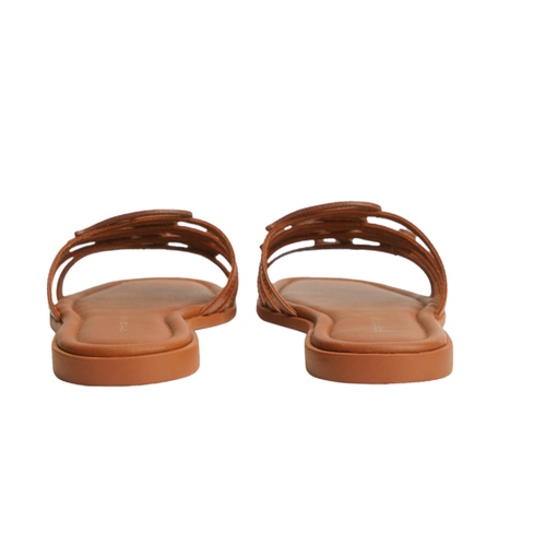 כפכף TOMMY JEANS מידות 36-40 לנשים בגוון קוניאק עם רצועות