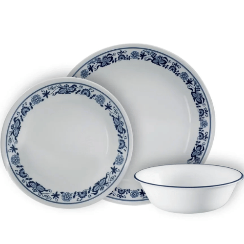סט 18 חלקים קורנינג Corning CORELLE® - Old Town Blue