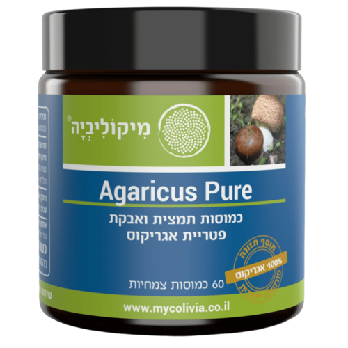 אגריקוס פיור מיקוליביה 60 כמוסות - Mycolivia Agaricus Pure 