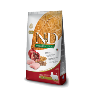 N&D אנסט עוף מופחת דגנים בוגר מיני 2.5 ק"ג