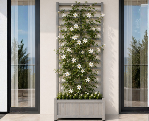 אדנית לצמח מטפס דגם Garden Top - grow