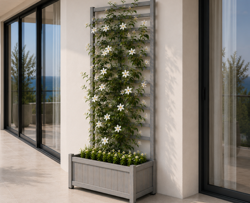 אדנית לצמח מטפס דגם Garden Top - grow