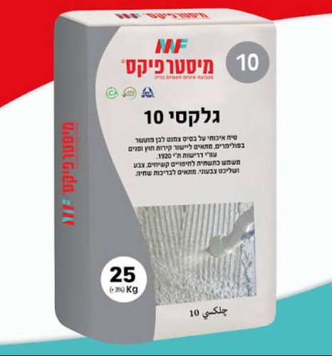 טיח חוץ גלקסי 10 - שק 25 ק