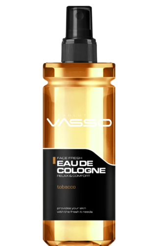 מי קולון לגבר Tobacco בניחוח טבק חם 370 מ״ל VASSO
