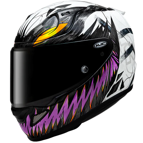 קסדת קרבון רפה 12 מרבל - HJC RPHA-12 ANTI VENOM 2 MARVEL MC-8