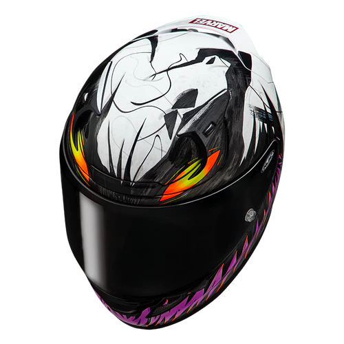 קסדת קרבון רפה 12 מרבל - HJC RPHA-12 ANTI VENOM 2 MARVEL MC-8