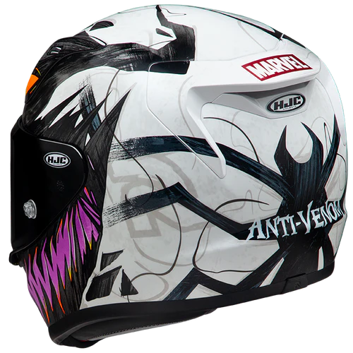 קסדת קרבון רפה 12 מרבל - HJC RPHA-12 ANTI VENOM 2 MARVEL MC-8