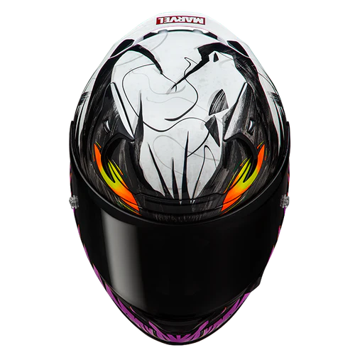 קסדת קרבון רפה 12 מרבל - HJC RPHA-12 ANTI VENOM 2 MARVEL MC-8