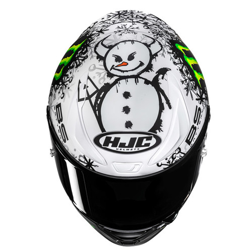 קסדת קרבון רפה 1 - HJC RPHA1 SNOW DIABLO MC10SF MONSTER