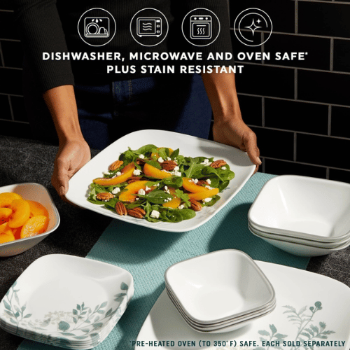 סט 18 חלקים קורנינג Corning CORELLE® - Amalie Square