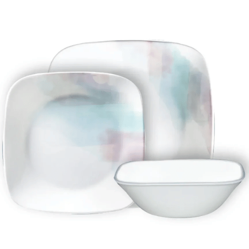 סט 18 חלקים קורנינג Corning CORELLE® - Aquarello Square