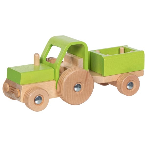 GOKI טרקטור מעץ עם נגרר  55838