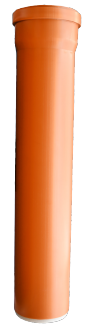 ניפל צינור 110 אורך 1 מטר ש.ת כתום SN4