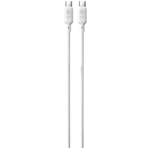 כבל סיליקון טעינה מהירה Miracase MTCS240W 1.2M לבן 