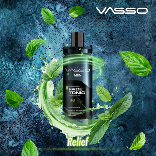 VASSO Relief מי פנים מרעננים עם מנטול ואלוורה