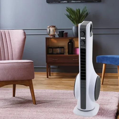 מאוורר רצפתי מכני EcoEuro 70W | דגם HAFA-600 צבע לבן 