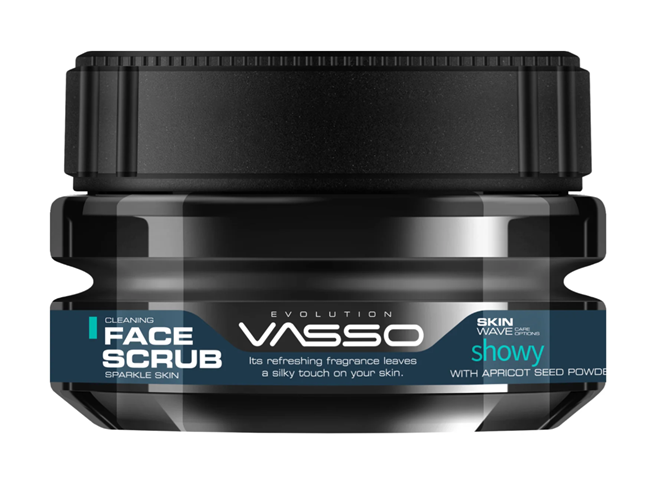 פילינג פנים Showy עם גרעיני משמש וענבים 250 מ״ל VASSO