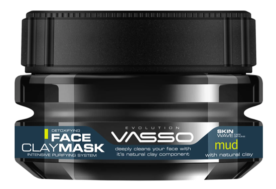 מסכת חול טבעית לפנים Mud Face Clay Mask ‏250 מ״ל VASSO