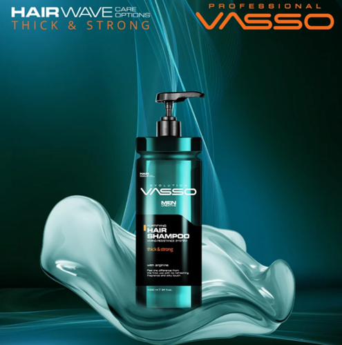שמפו Thick & Strong לחיזוק השיער מבית VASSO