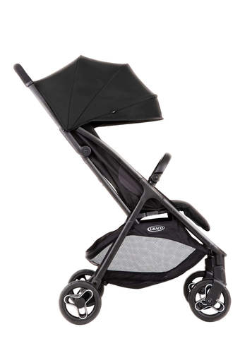 עגלת תינוק קלה עם קיפול אוטומטי וסלקל Myavo™ Travel System שחור Graco Midnight 