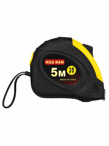 מטר מדידה שחור וצהוב HUA NAN באורך 5 מטר