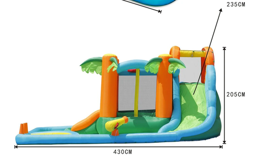 פארק מים יבש או רטוב 7 ב 1 אואזיס 9264