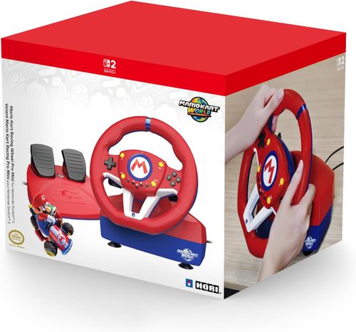 הגה מרוצים HORI Mario Kart Racing Wheel Pro Mini for Nintendo Switch 2 