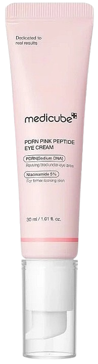 Medicube PDRN Pink Peptide Eye Cream 30ML מדיקיוב קרם עיניים פפטידים ורוד