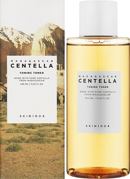 SKIN1004 Centella Toning Toner 400ML סקין1004 טונר פילינג סנטלה