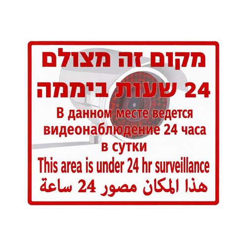 שלט מקום זה מצולם