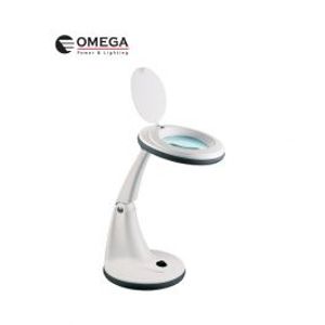 מנורת שולחן זכוכית מגדלת MAGNUS DESK Omega