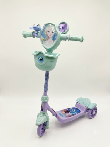 קורקינט 3 גלגלים פרוזן עם סלסלה, פעמון ומאוורר OFAN Deals