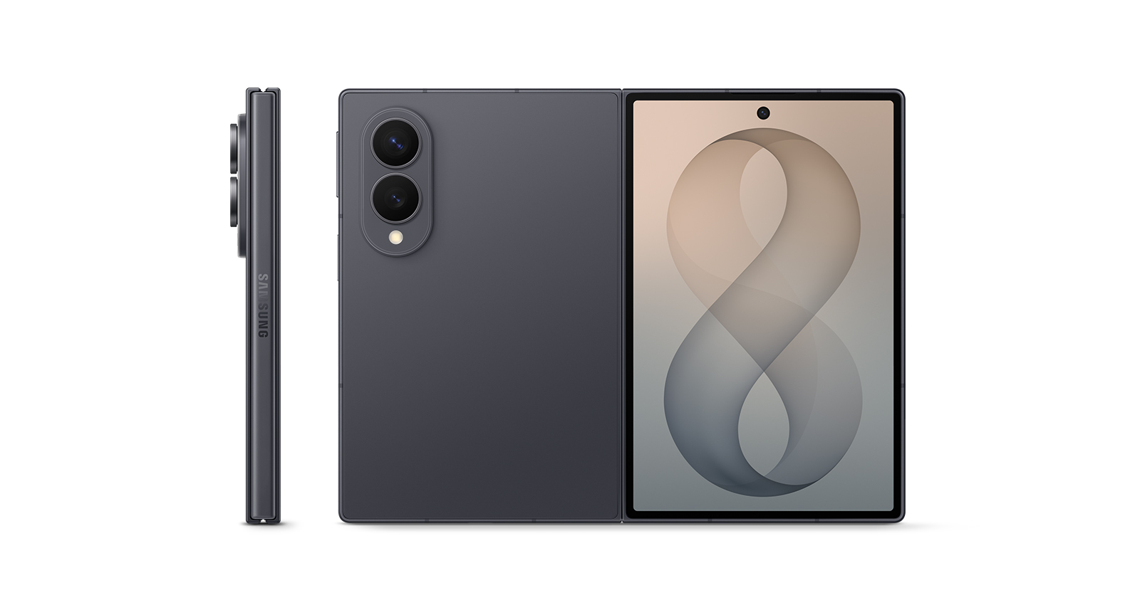 טלפון סלולרי SM-F971 Samsung Galaxy Z Fold 8 256GB 12GB RAM סמסונג