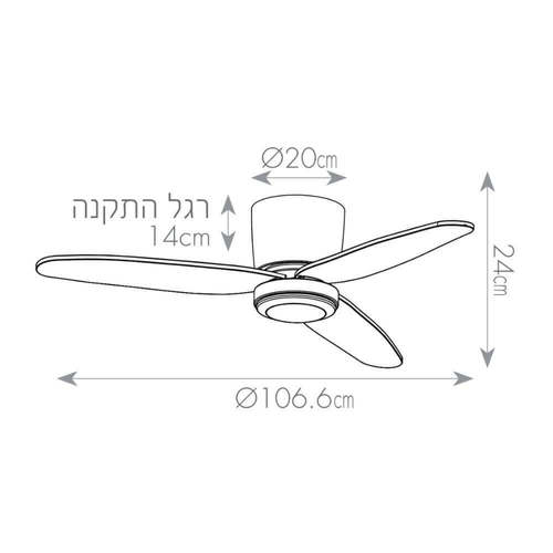מאוורר תקרה רומא 